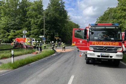 75-jährige Frau bei Unfall in Dinslaken schwer verletzt