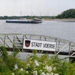 Voerde: Anhaltendes Niedrigwasser am Rhein – „gibt zu denken“