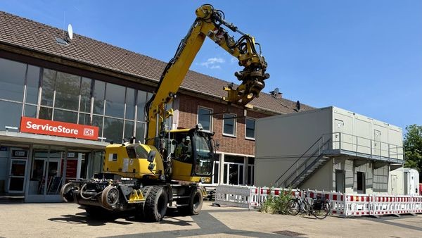 Großbaustelle Bahnhof Dinslaken - das wird gemacht