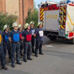 Leistungsnachweis im Bergpark: Feuerwehr zeigt sich fit und einsatzbereit