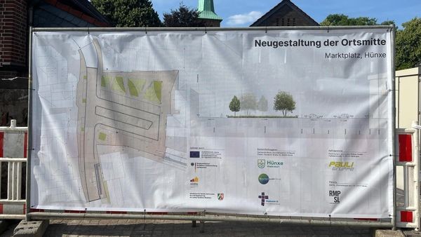 Marktplatz in Hünxe: Umgestaltung startet – das ist geplant