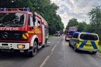 Zimmerbrand in Voerder Zweifamilienhaus: Feuerwehr rettet Hund