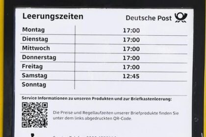 Briefkästen: Was die neuen Barcodes darauf bedeuten