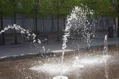 Dinslaken: Für die beliebten Wasserfontänen gibt es eine Lösung