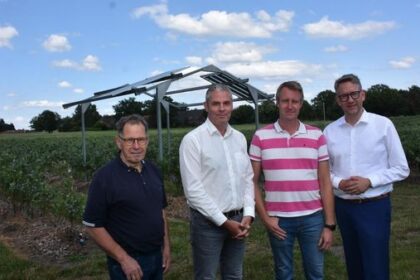 In Hünxe soll die erste Agri-PV-Anlage im Kreis entstehen