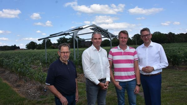 In Hünxe soll die erste Agri-PV-Anlage im Kreis entstehen