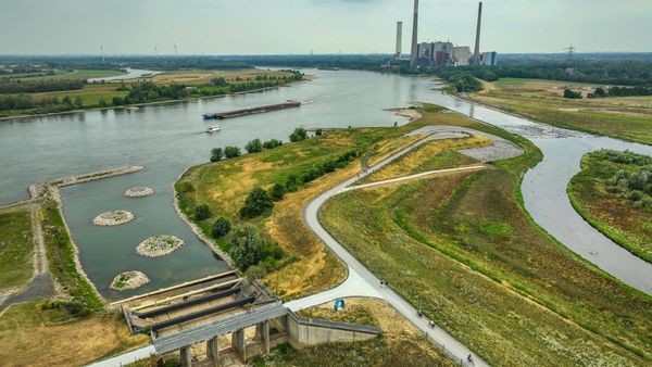 Mündung der Emscher in Dinslaken: Arbeiten sind abgeschlossen
