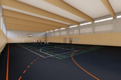 Neue Sporthalle in Hünxe: Schwarzer Boden und steigende Kosten