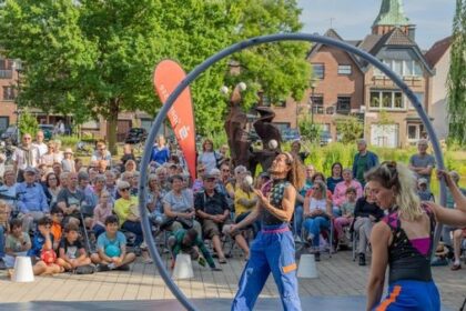 Poetische Artistik an einem Dinslakener Lieblingsort