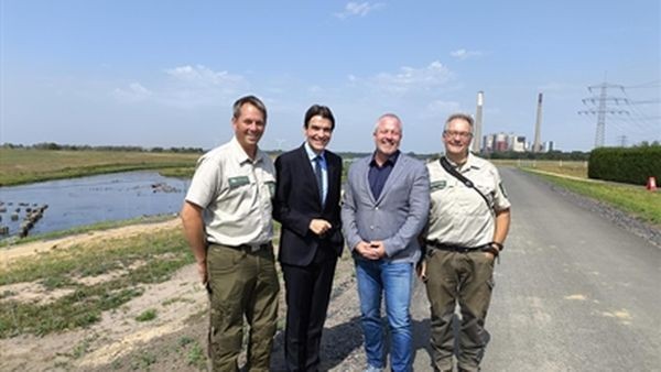 An der Emschermündung Dinslaken sind nun Ranger im Einsatz