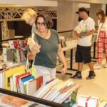 Büchermarkt bei den Din-Tagen: Viele Tonnen Bücher verkauft