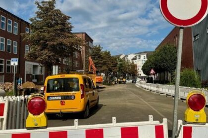 Dinslaken: Wiesenstraße gesperrt - so lange dauert es noch
