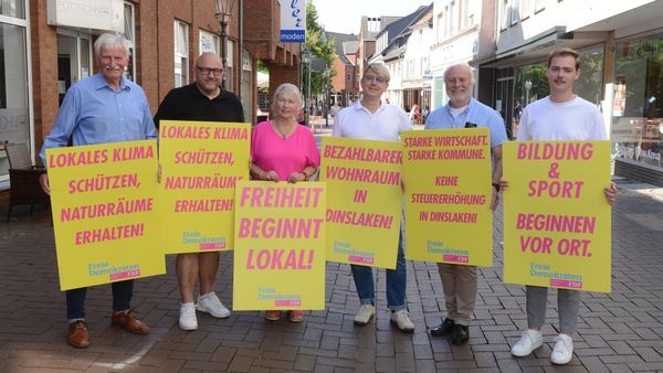 FDP Dinslaken vor der Kommunalwahl: „Wir sind die Alternative“