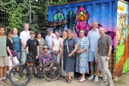 Graffiti-Projekt in Hünxe: Jugendliche gestalten Dirtpark neu