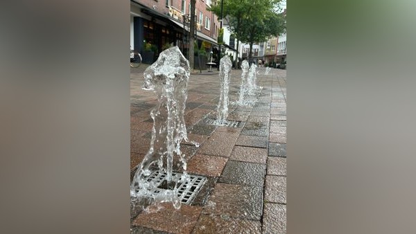 Nach Vandalismus: Wasserspiele in Dinslaken wieder in Betrieb