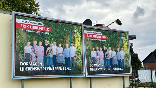 Plakatpanne sorgt für Lacher: SPD Dormagen wirbt in Dinslaken