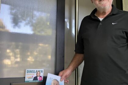 Wahlkampf in Dinslaken: Bürgermeisterin verärgert Bürger mit Wahlwerbung am Briefkasten