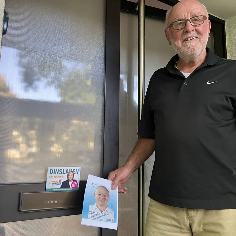 Wahlkampf in Dinslaken: Bürgermeisterin verärgert Bürger mit Wahlwerbung am Briefkasten