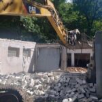 Waldfriedhof in Voerde: Abrissbagger im Einsatz – der Grund