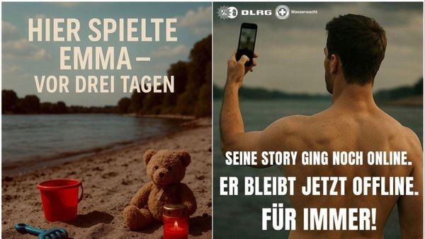 Wasserschutzpolizei warnt mit Bildern vor Lebensgefahr im Rhein