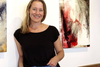 Ausstellung in Rheinberg im Schwarzen Adler: In den Bildern von Andrea Haubrich steckt viel Freiheit