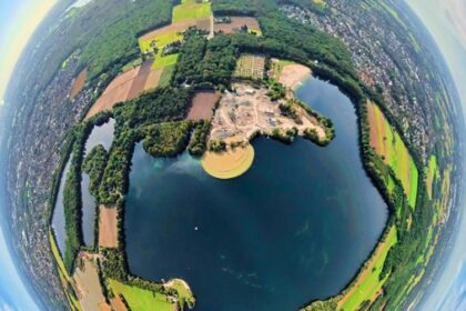 Hünxe von oben: Beeindruckende Bilder aus der Vogelperspektive