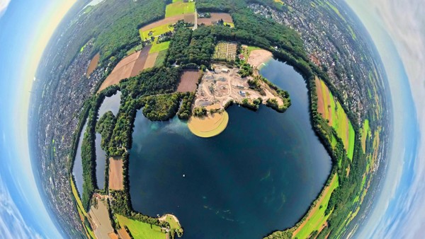 Hünxe von oben: Beeindruckende Bilder aus der Vogelperspektive