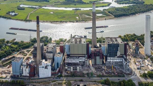 Kraftwerk Voerde: Kamin soll noch 2025 fallen – das ist bekannt