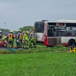 Busunfall mit vielen Verletzten - Feuerwehr übt den Ernstfall