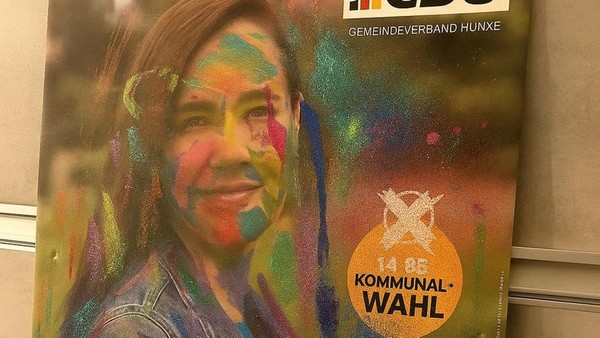 CDU Hünxe hat eine originelle Idee für Wahlplakate - und erfreut Kinder damit