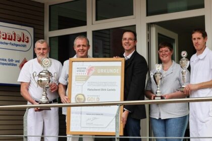 Preis für Dinslakener Fleischerei Caniels: Wofür es die Auszeichnungen gab