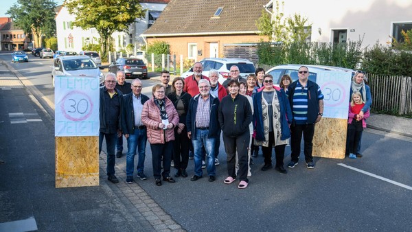 Voerder kämpfen um Tempo 30: „Morgens und abends ist es am schlimmsten“