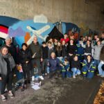 An der B8 in Dinslaken: Bahnunterführung mit gewolltem Graffiti – das steckt dahinter