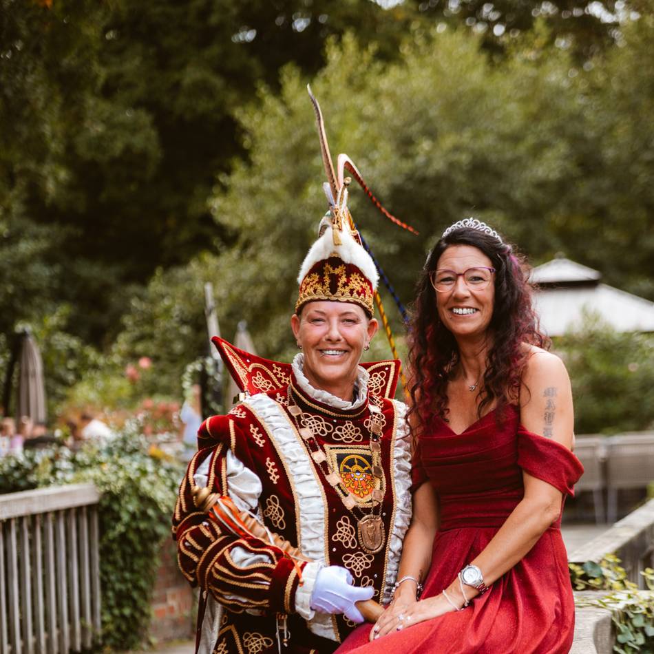 Auch privat ein Paar: Sandra I und Marion I. – das Prinzenpaar in Voerde