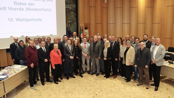 Erste Sitzung des neuen Voerder Stadtrates: Alles harmonisch entschieden
