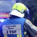 Essen angebrannt - Feuerwehr Hünxe im Einsatz