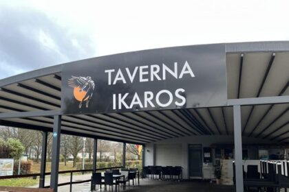 Flugplatz Schwarze Heide: Restaurant Taverna „Ikaros“ steht zum Kauf