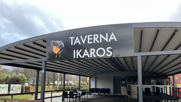 Flugplatz Schwarze Heide: Restaurant Taverna „Ikaros“ steht zum Kauf
