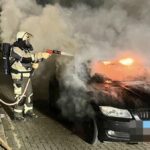 Halloween-Abend in Hünxe: Auto stand in Flammen