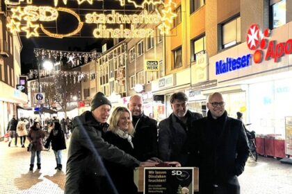 Weihnachtsbeleuchtung in der Dinslakener City: Das ist in diesem Jahr anders