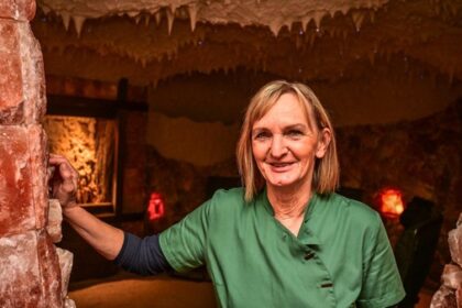 Zu Besuch in der Salzgrotte in Voerde: „Klima wie an der See“