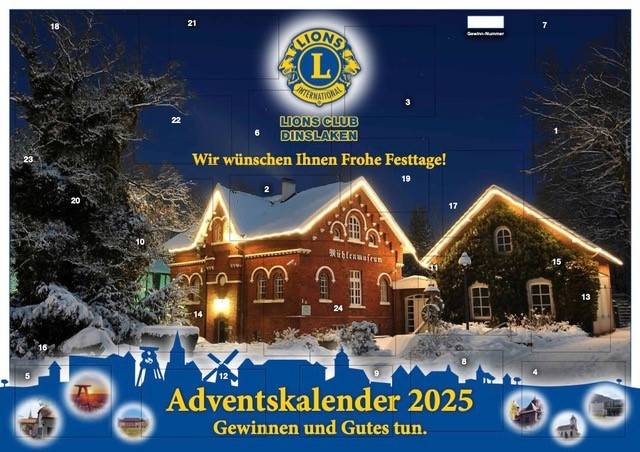 Adventskalender des Lions-Clubs: Das 1. Türchen – diese Zahlen gewinnen