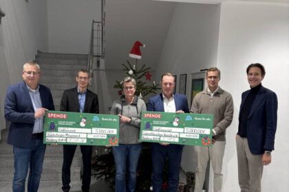 An Organisationen in Voerde und Oberhausen: Aldi Süd in Rheinberg spendet Einrichtungen 10.000 Euro