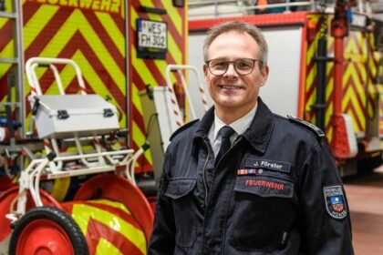 Feuerwehr Hünxe bekommt neuen Leiter: Das ist der neue Mann im Amt
