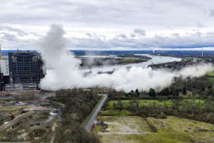 Kraftwerk Voerde: Vom Kamin bleiben 12.000 Tonnen Schutt - was damit passiert