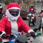 Motorrad-Nikoläuse erwärmen die Herzen der Menschen in Dinslaken, Voerde, Wesel