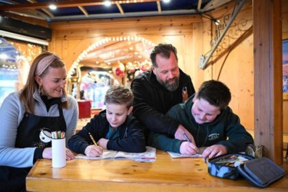 Schaustellerfamilie aus Dinslaken: Hausaufgaben in der Glühweinpyramide