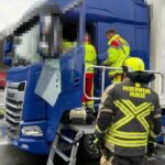 Hünxer Feuerwehr befreit auf dem Rastplatz einen Mann aus einer Notlage