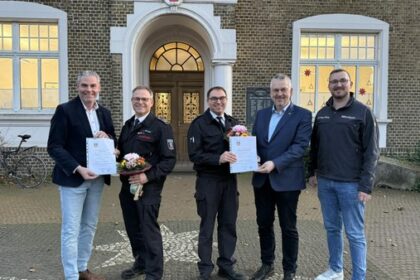 Jens Förster ist der neue Feuerweh-Chef in Hünxe