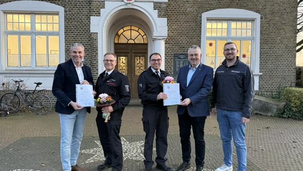 Jens Förster ist der neue Feuerweh-Chef in Hünxe